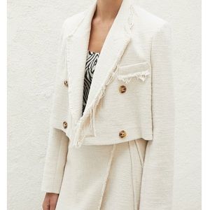 Nanushka Moscot Cropped Blazer